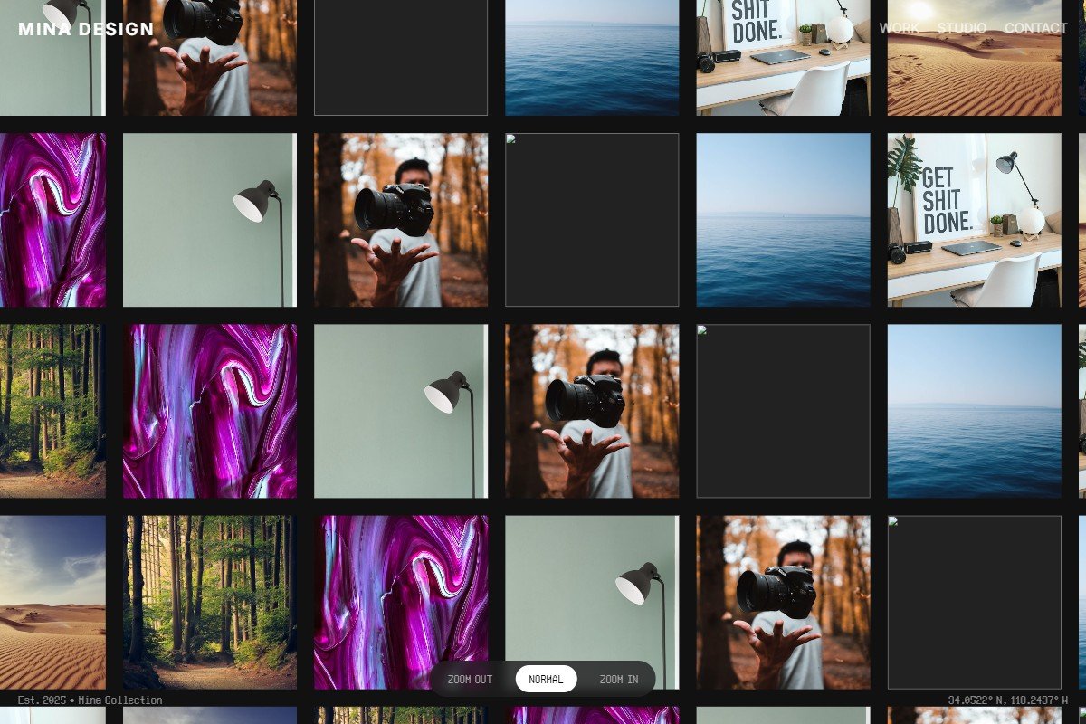 Draggable Hero Gallery