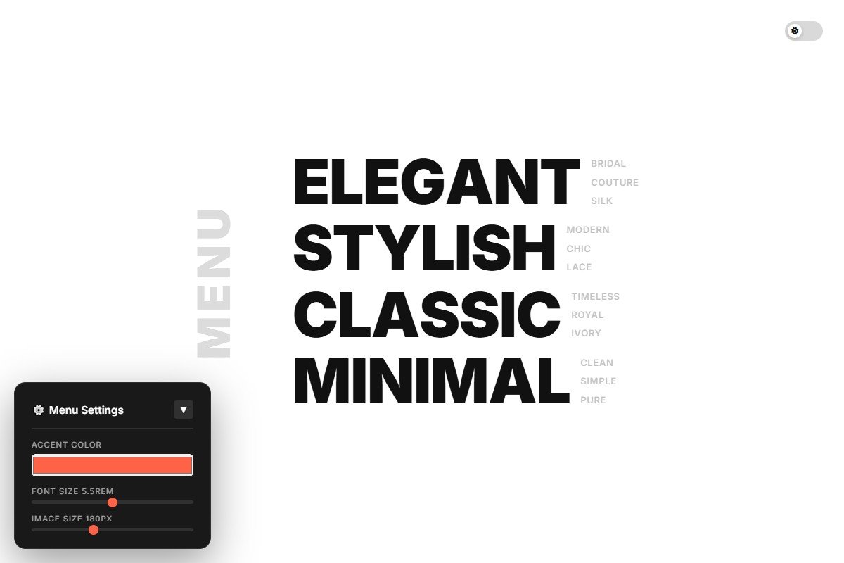 Interactive Menu Anchor