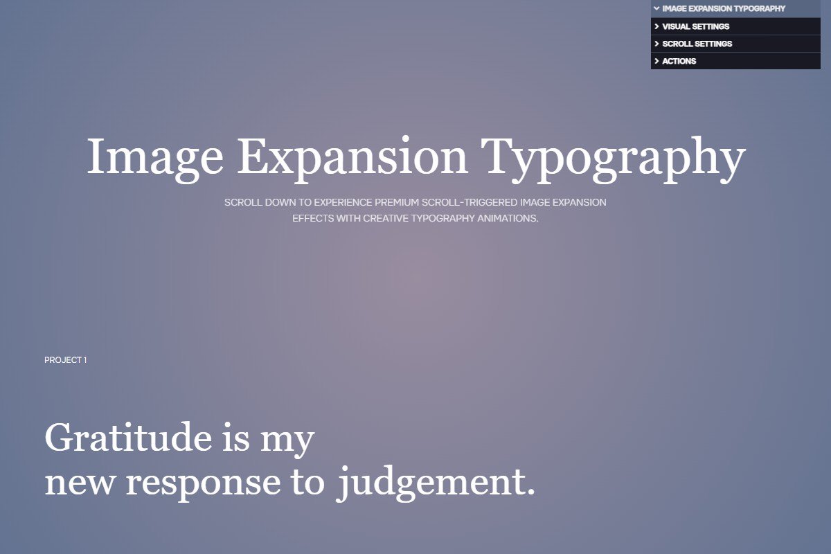 Image Expansion Typography