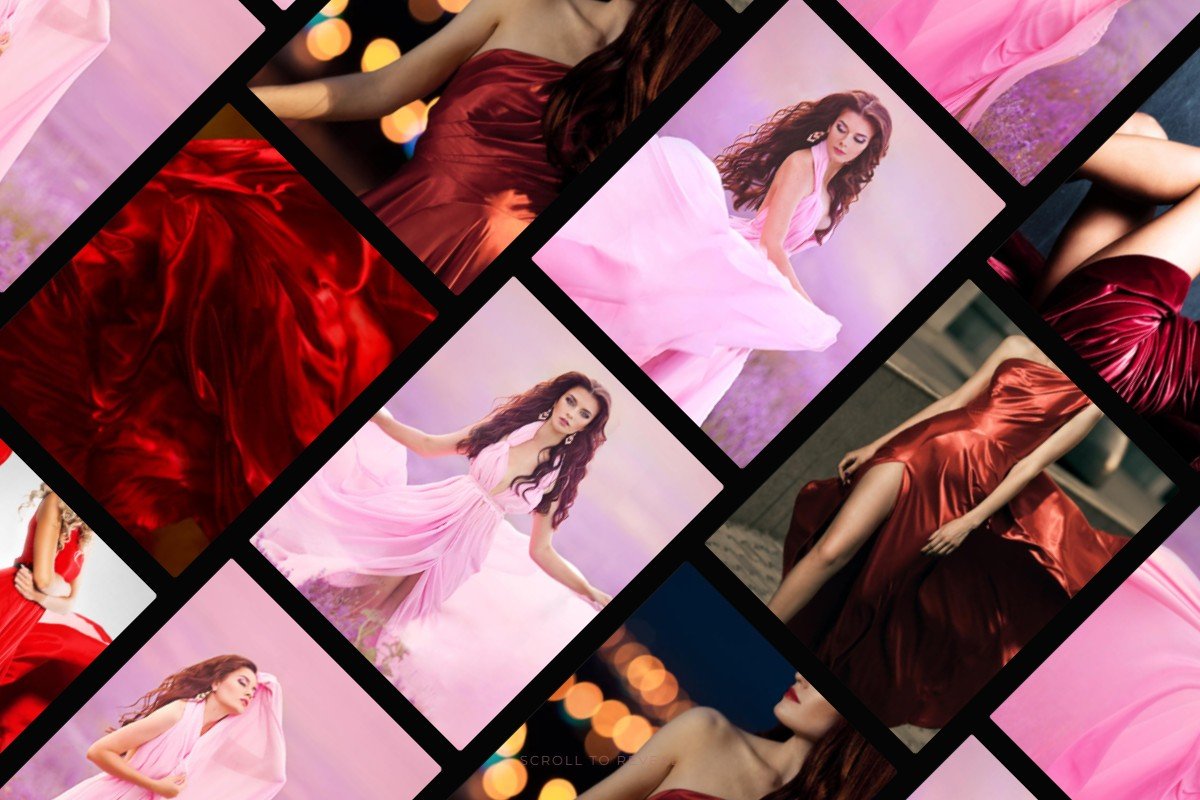 Grid Zoom Rotation Reveal