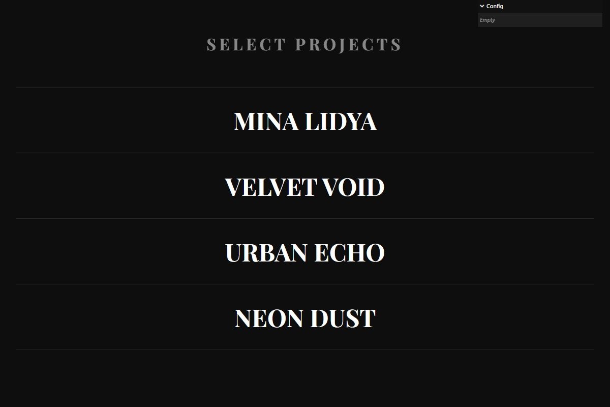 Expandable Project List