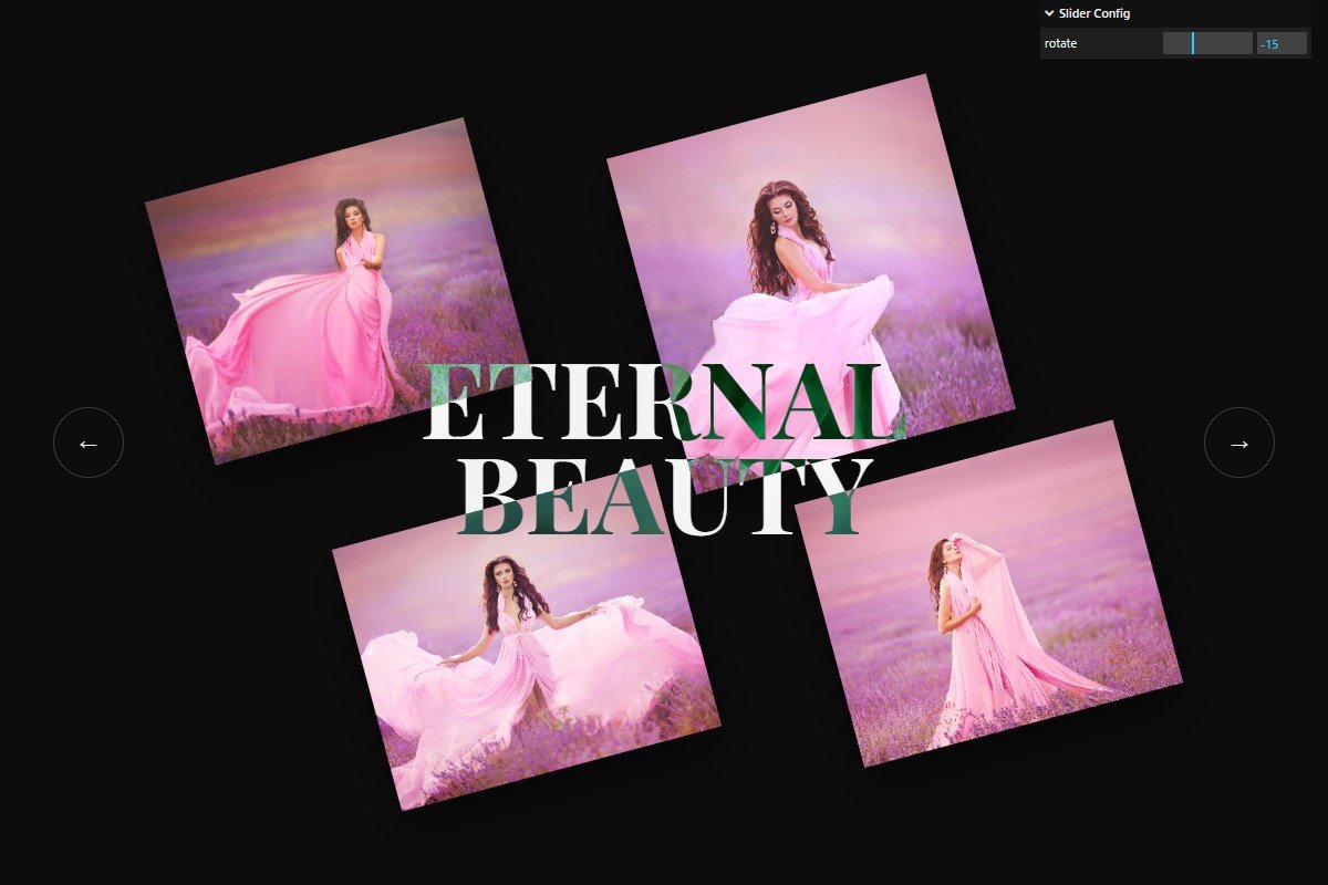 Diagonal Grid Slider