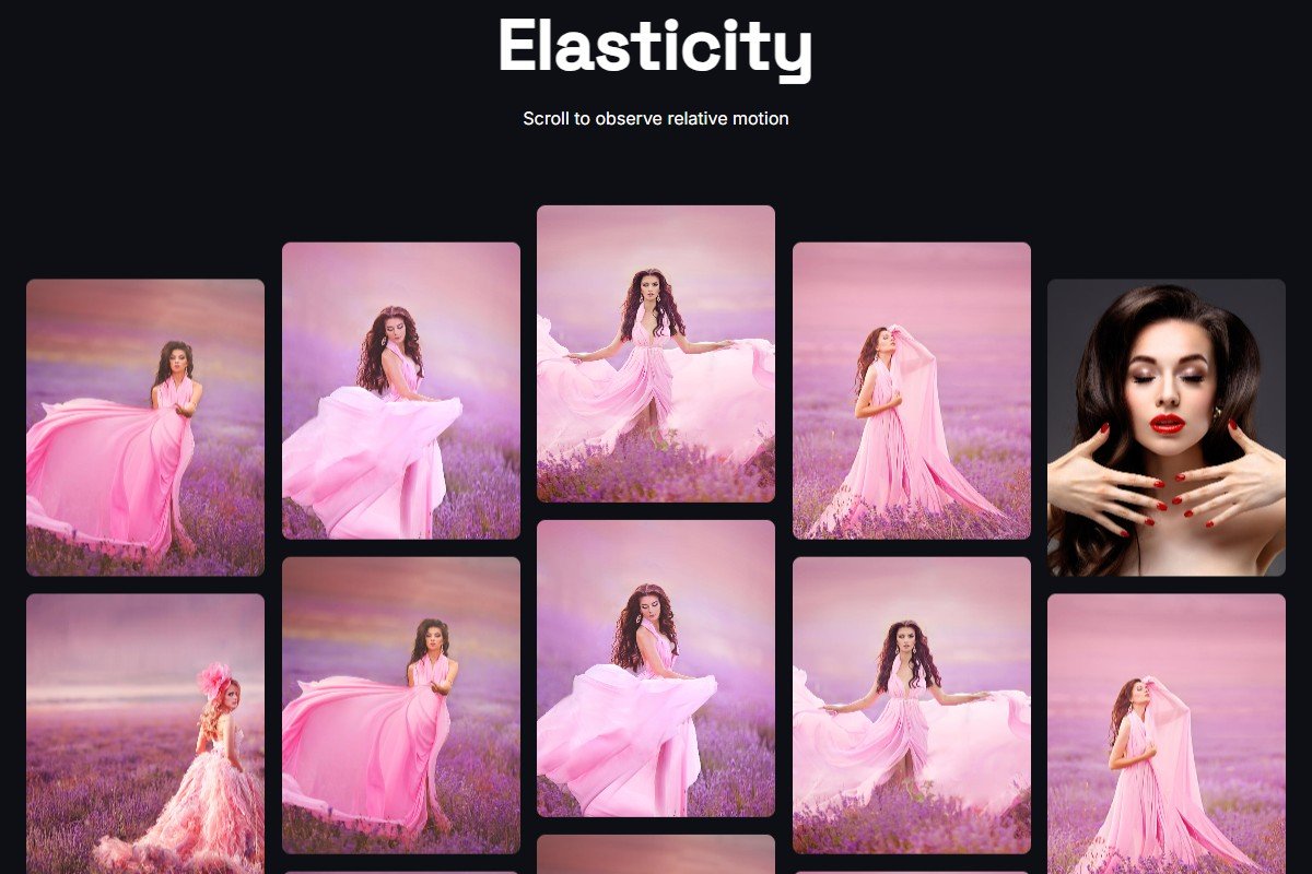 Elastic Parallax Grid