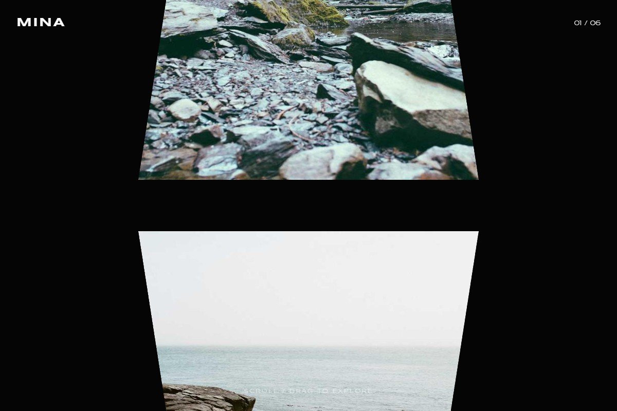 WebGL Rotating Slider