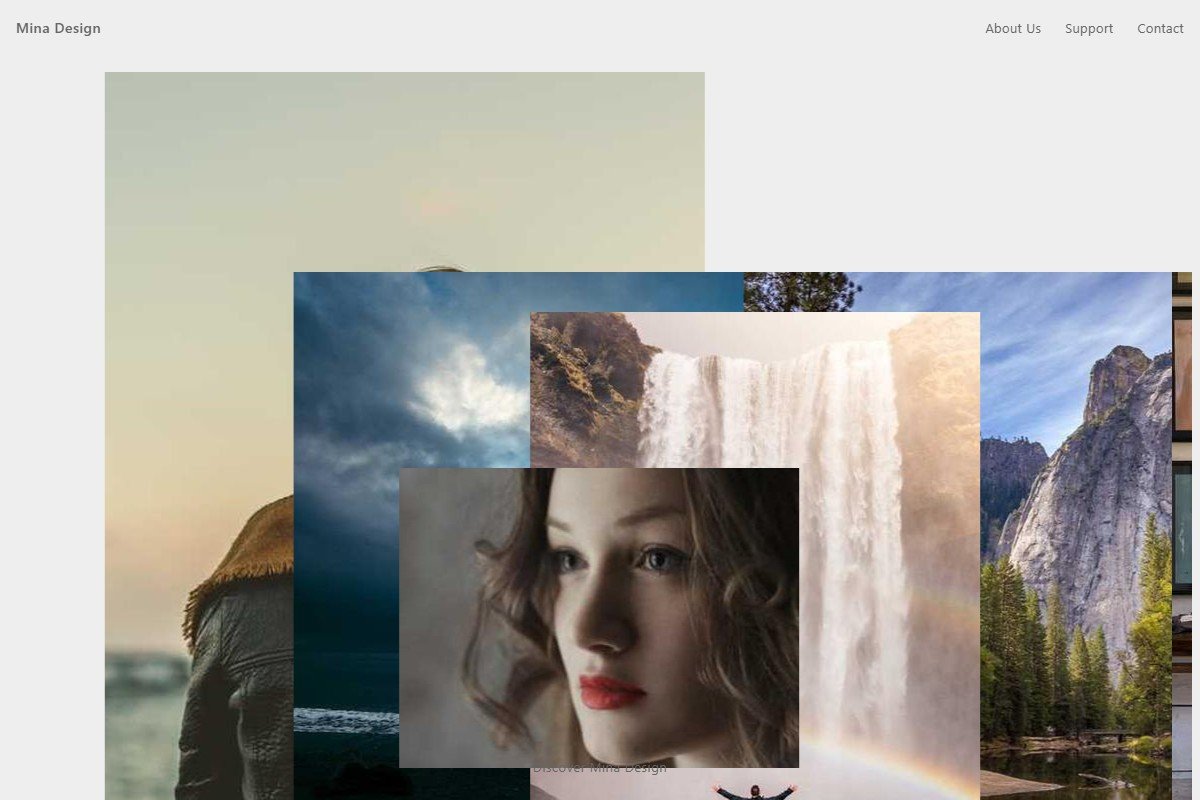 Mina Horizontal Scroll Gallery